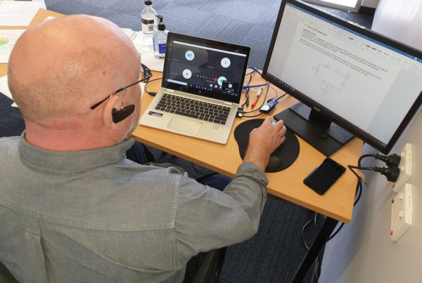 Man at computer