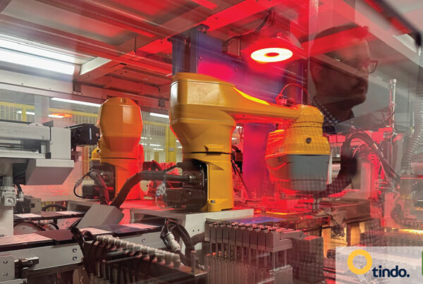 Robot in solar panel manufacture