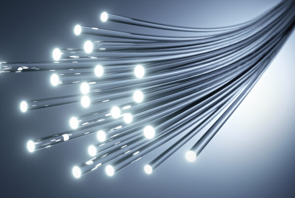 photo of fibre optic cable representing the diverse dark fibre connections